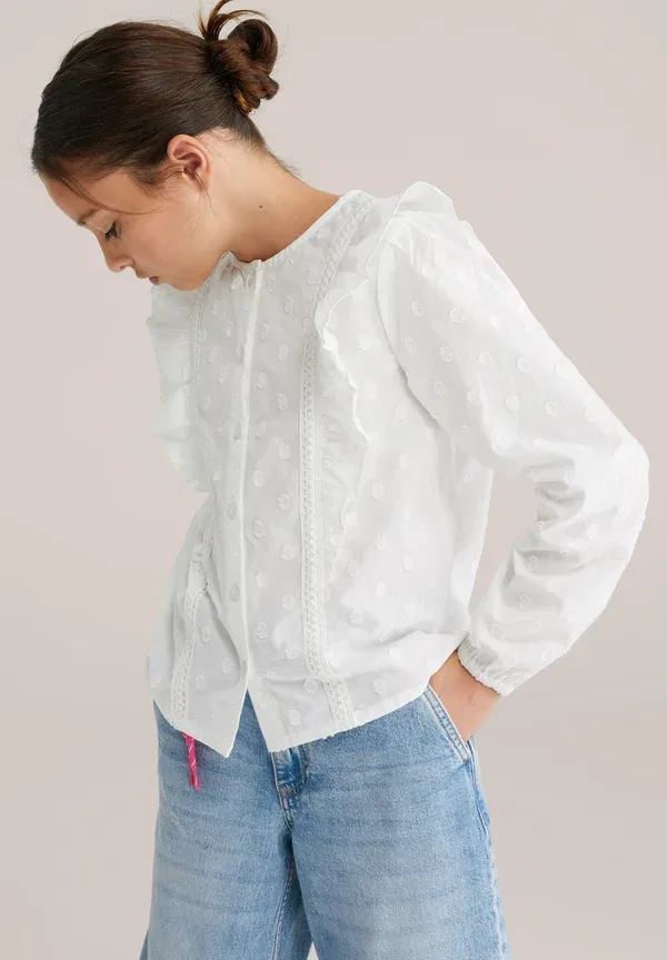 Блуза We Fashion, белый — фото 2