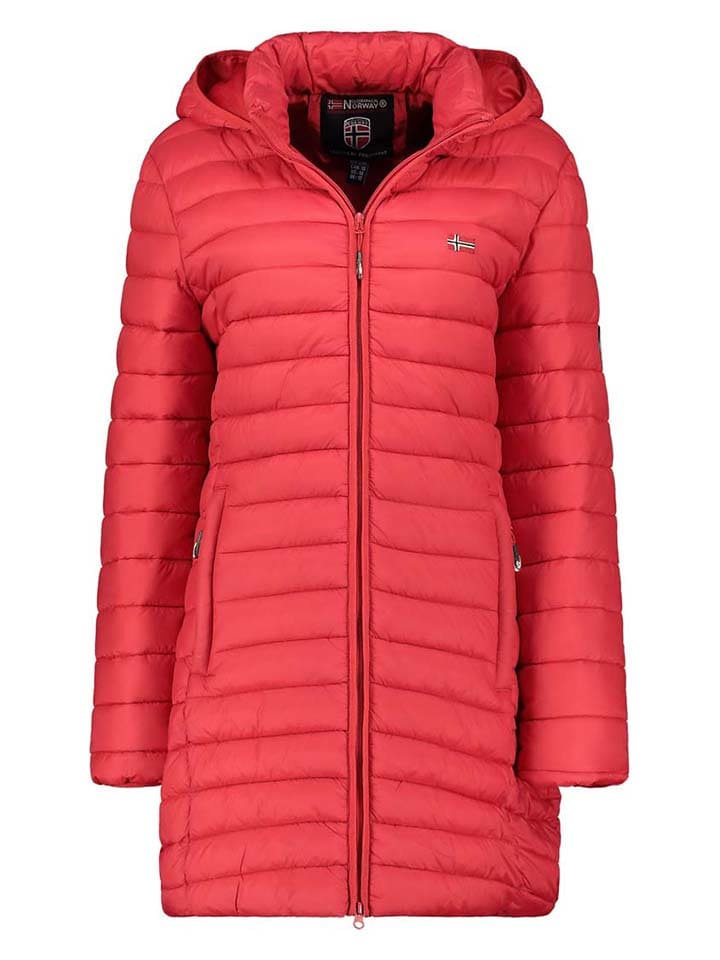 

Стеганое пальто Geographical Norway Steppmantel Atika, красный