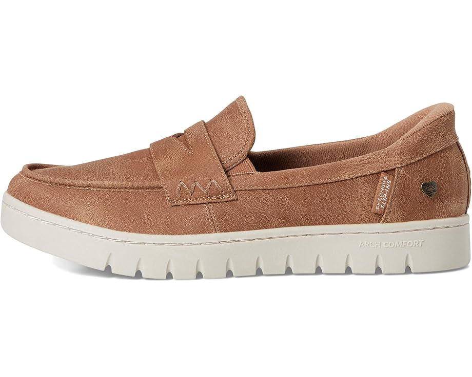 Лоферы BOBS from SKECHERS Hands Free Slip-Ins - Arch Comfort - Sunfest, желто-коричневый — фото 4