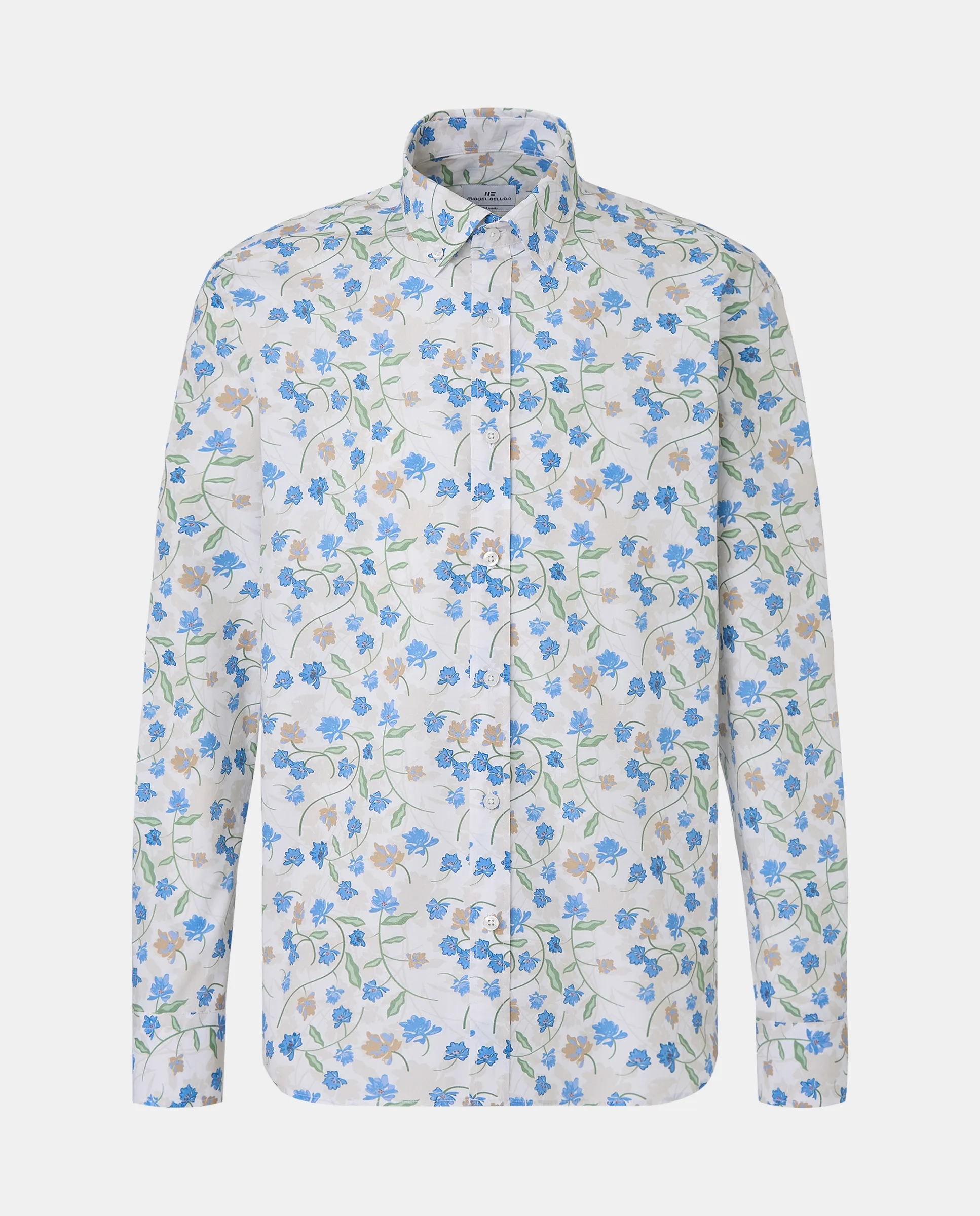 

Мужская спортивная рубашка обычного кроя Miguel Bellido, белый