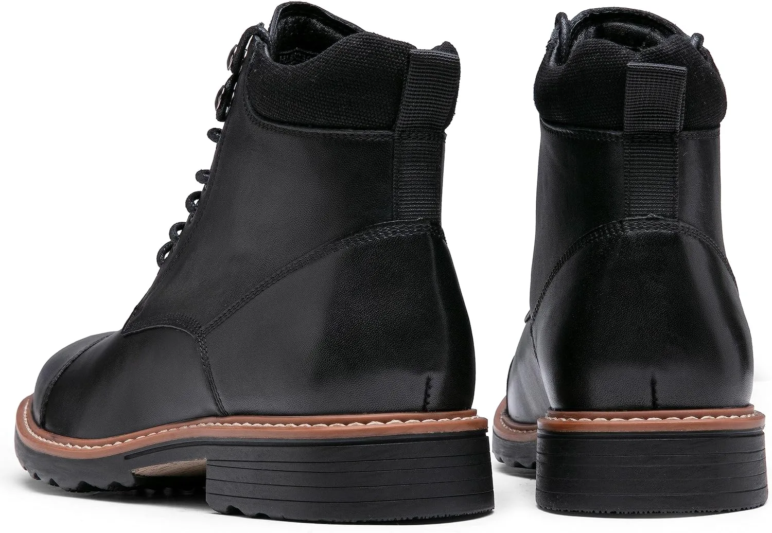 

Мужские ботинки Jousen Chukka из кожи, классические мужские ботинки, ретро ботинки до щиколотки, мужские высокие ботинки, черный