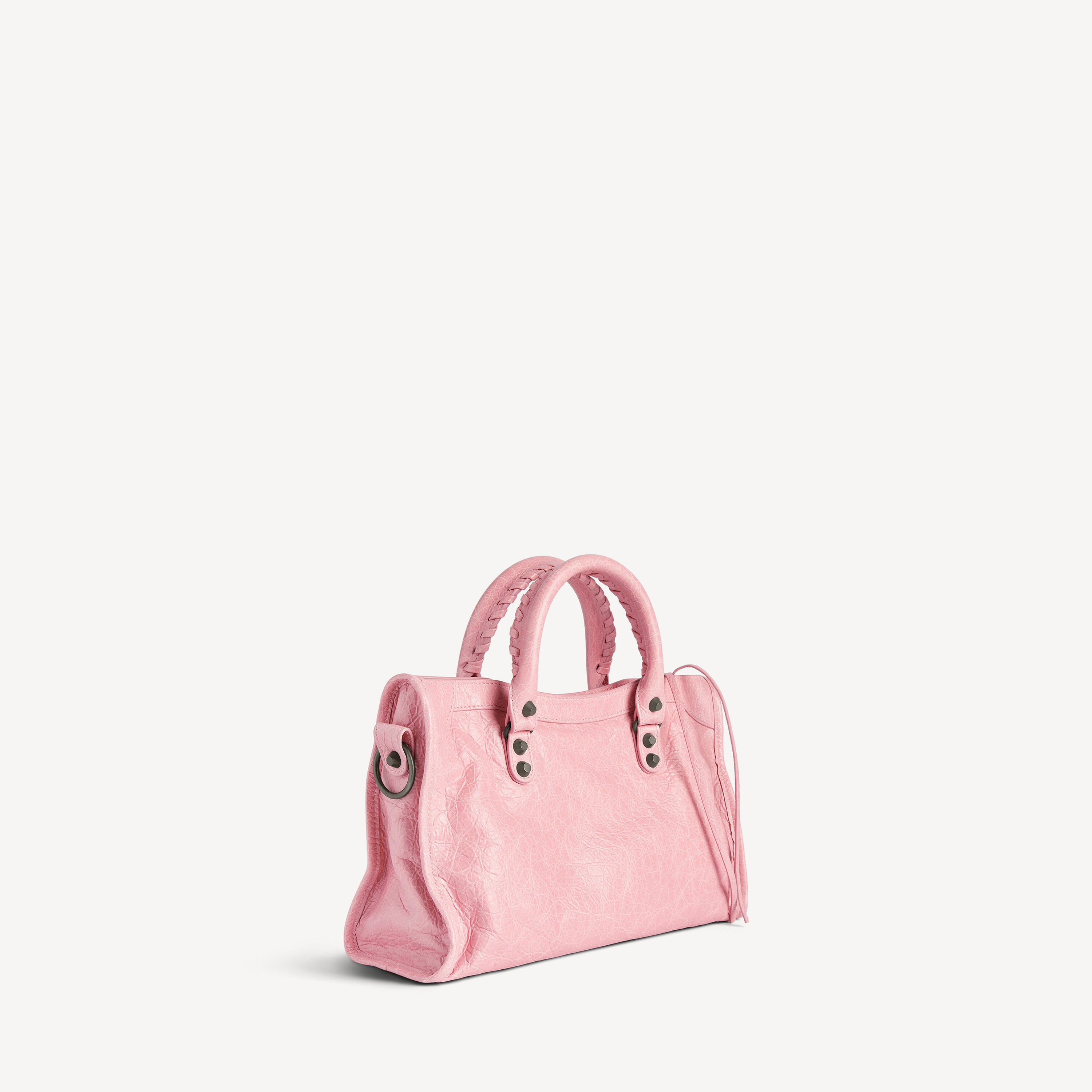 BALENCIAGA Женская сумка Le City Small в винтажном розовом цвете — фото 3