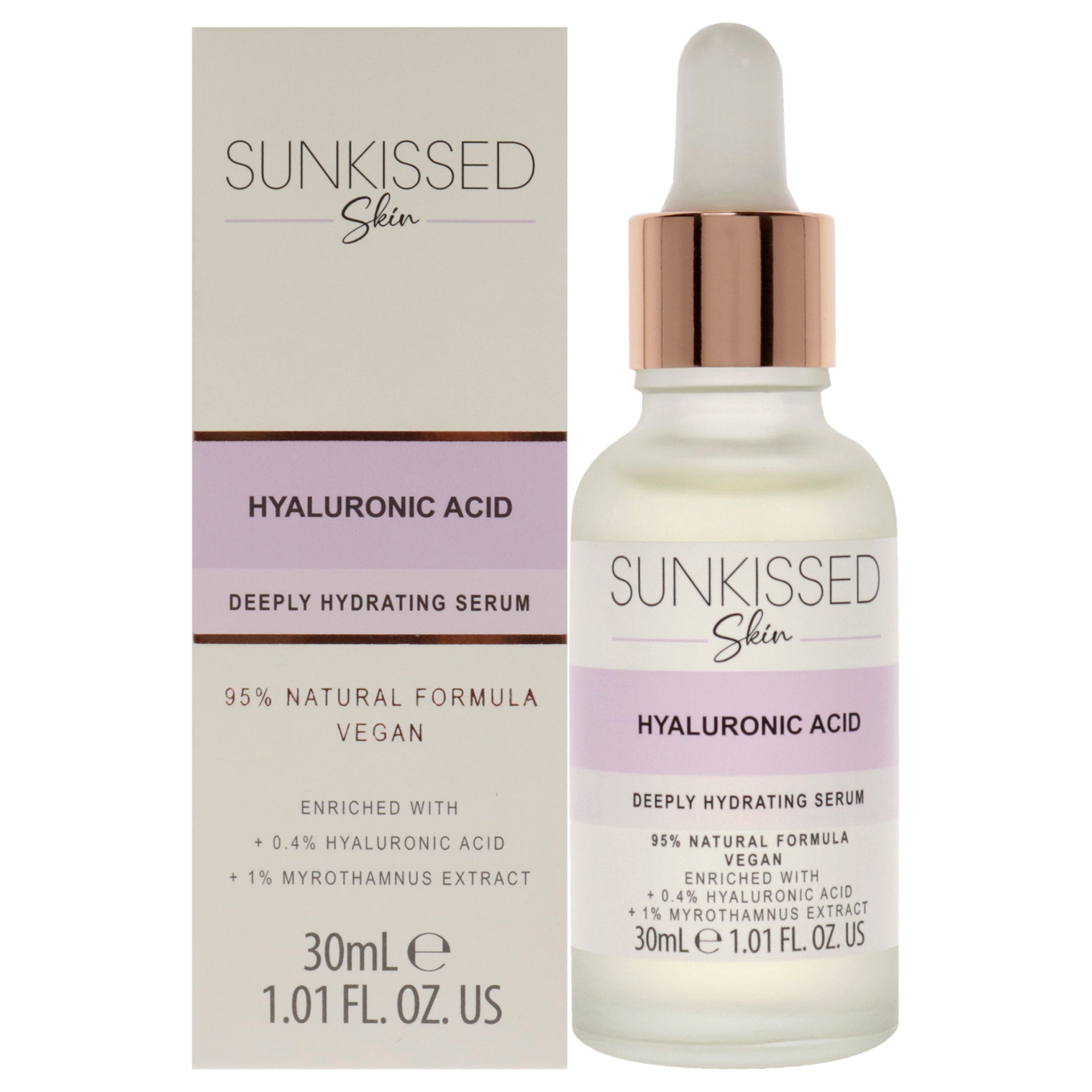

Сыворотка с гиалуроновой кислотой Sunkissed для унисекс - 1,01 унции Sunkissed, Small