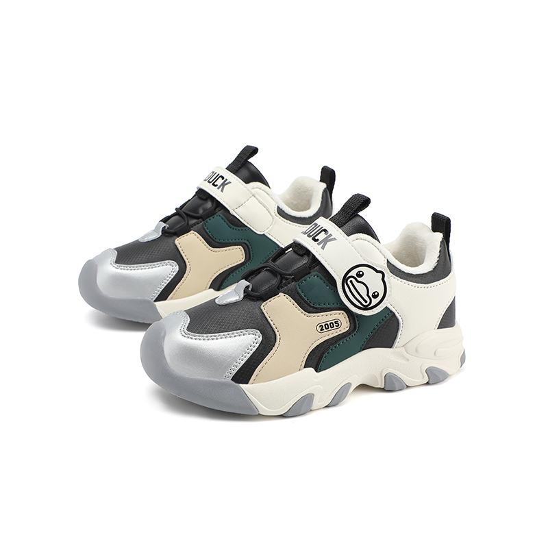 B.Duck Желтые утиные повседневные кроссовки Kids' Low top с амортизацией и термоэффектом — фото 4