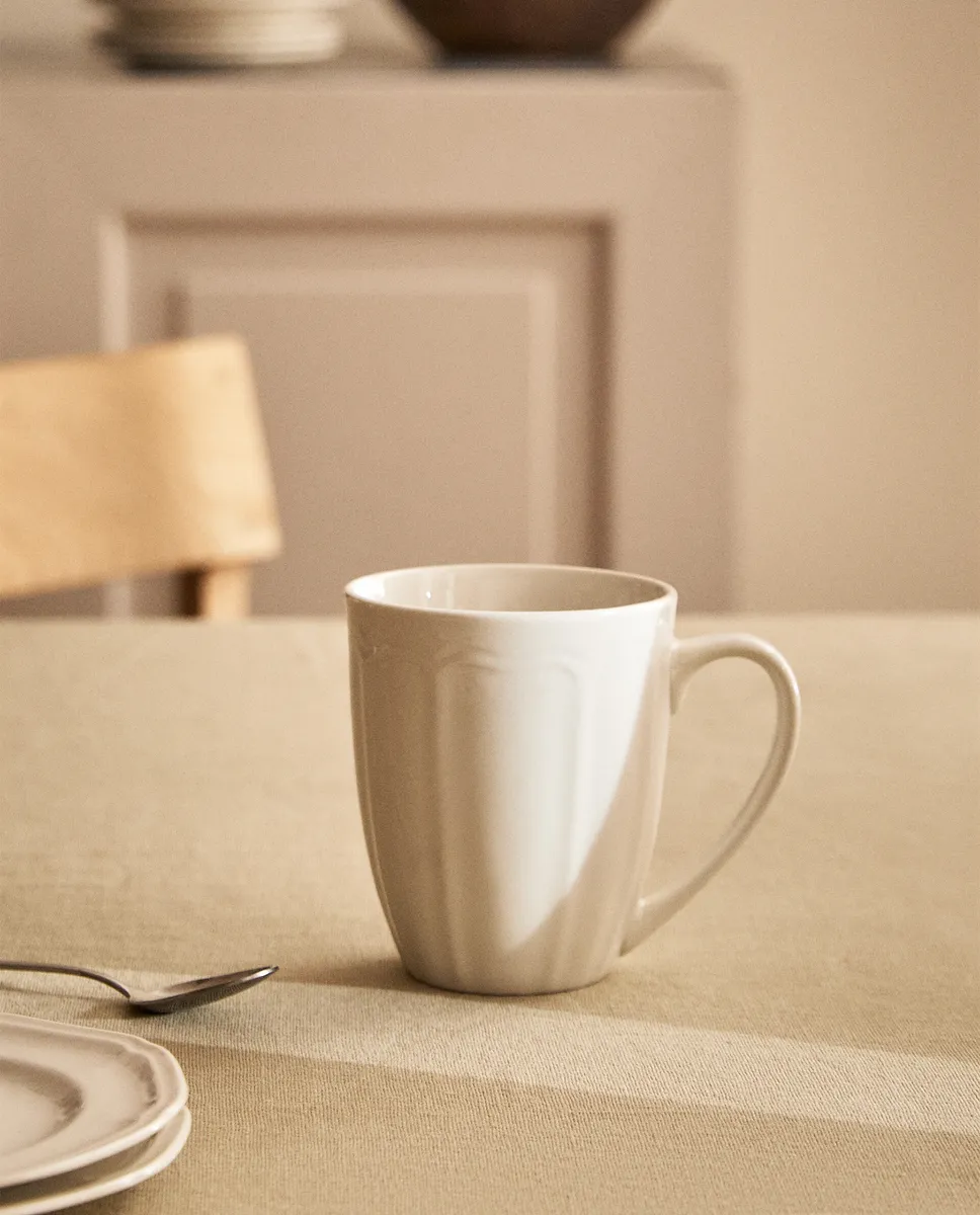 

Фарфоровая кружка Zara Home, белый