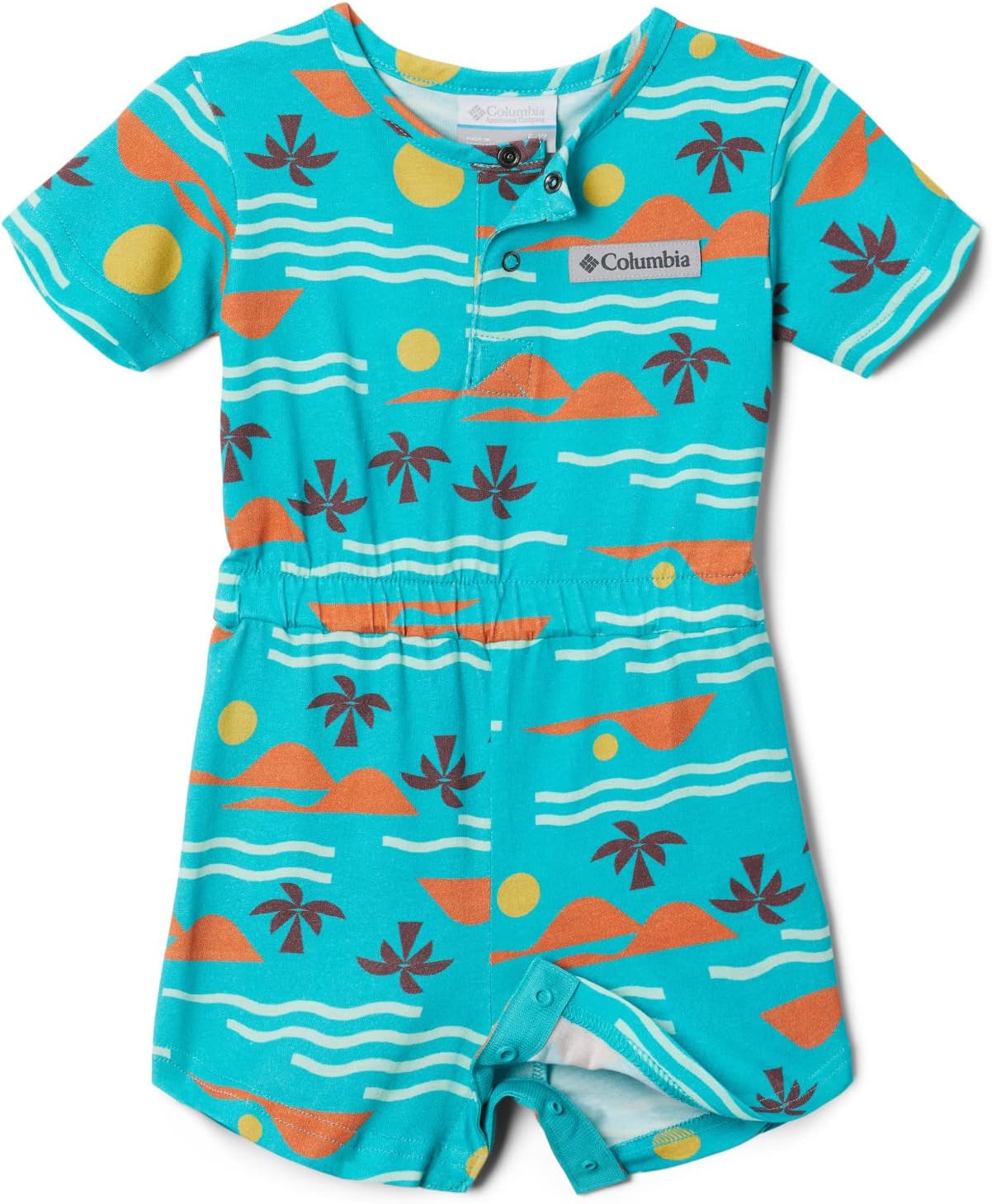 Columbia Unisex Baby Little Sur Playsuit, Bright Aqua Seaside — фото 3