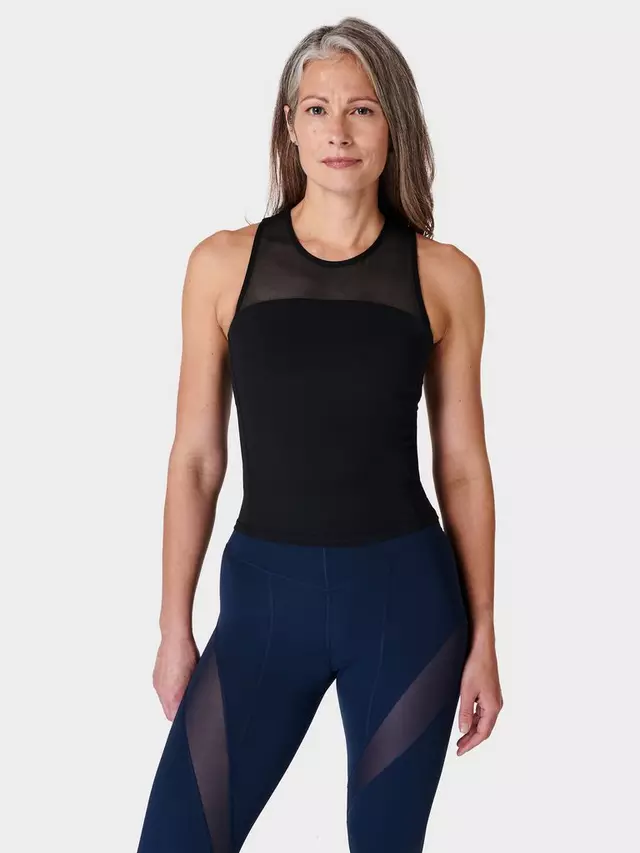 

Топ Sweaty Betty Power Crossback Gym, черный