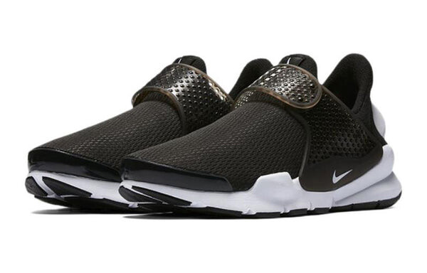 Кроссовки с носками дротики низкие кеды Nike, черный — фото 3