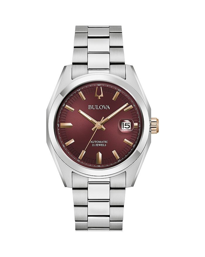 

Часы Bulova Classic Surveyor, 39 мм, красный