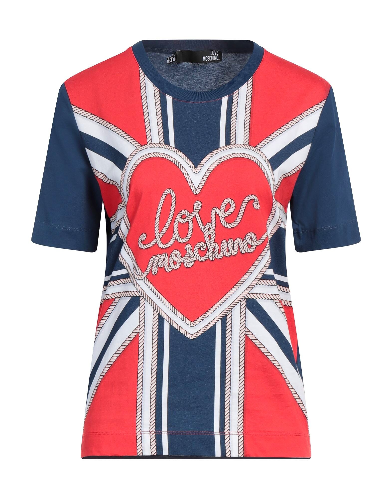 

Футболка Moschino, темно-синий