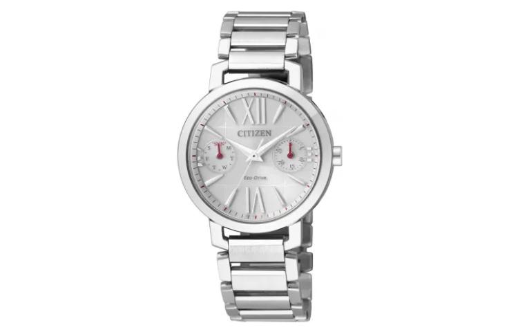 

CITIZEN Часы Ecology Drive Collection Solar Quartz Movement Stainless Steel Strap Watch 31mm Women's Watch Silver Dial