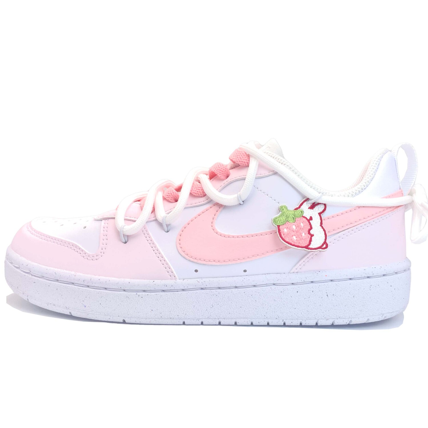 

Кроссовки Nike Court Borough Skateboard Shoes Women's Low-Top Pink White, Розовый, Кроссовки Nike Court Borough Skateboard Shoes Women's Low-Top Pink White