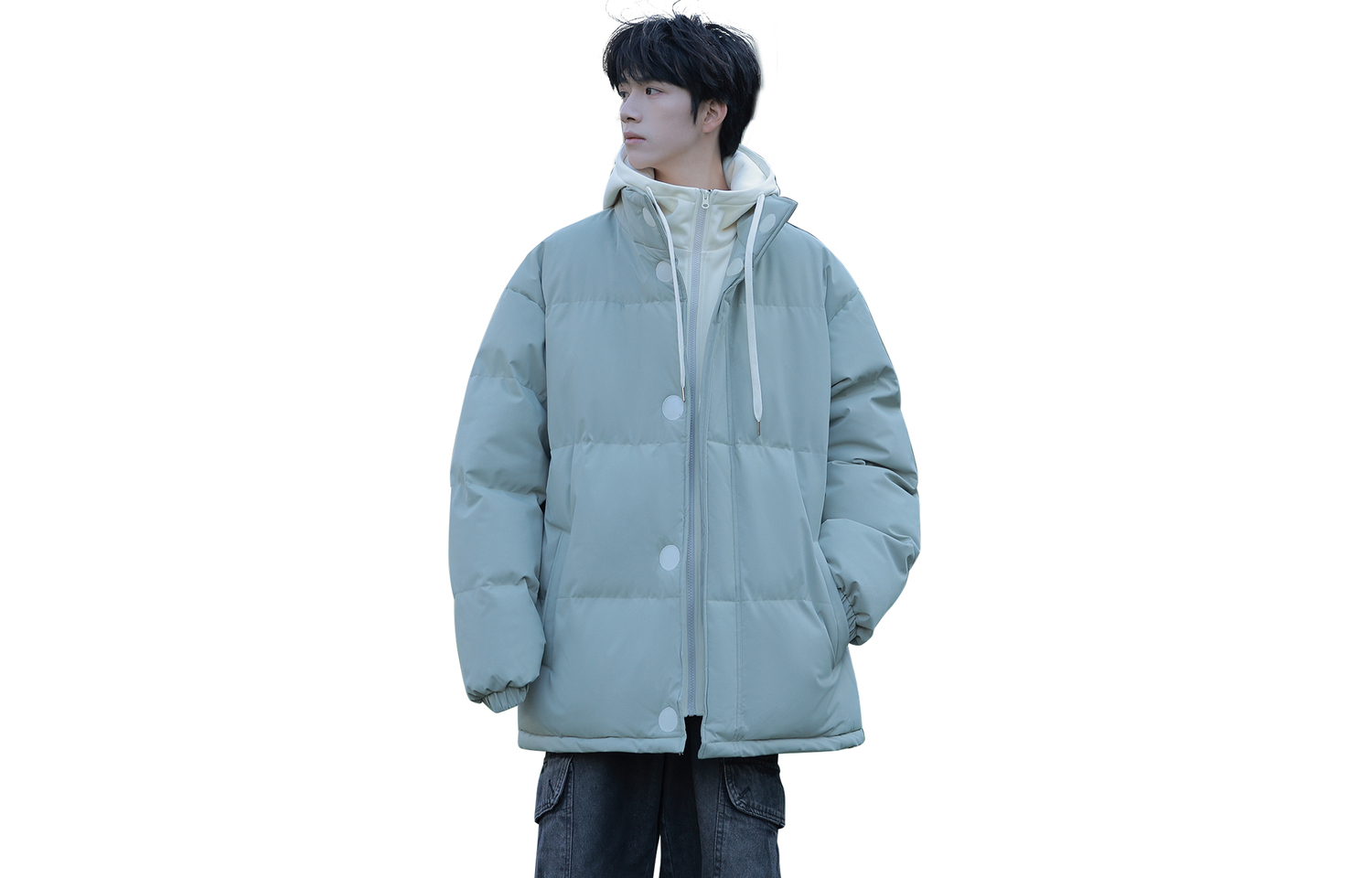 

MONTVOO Пуховик Unisex, Pea Green