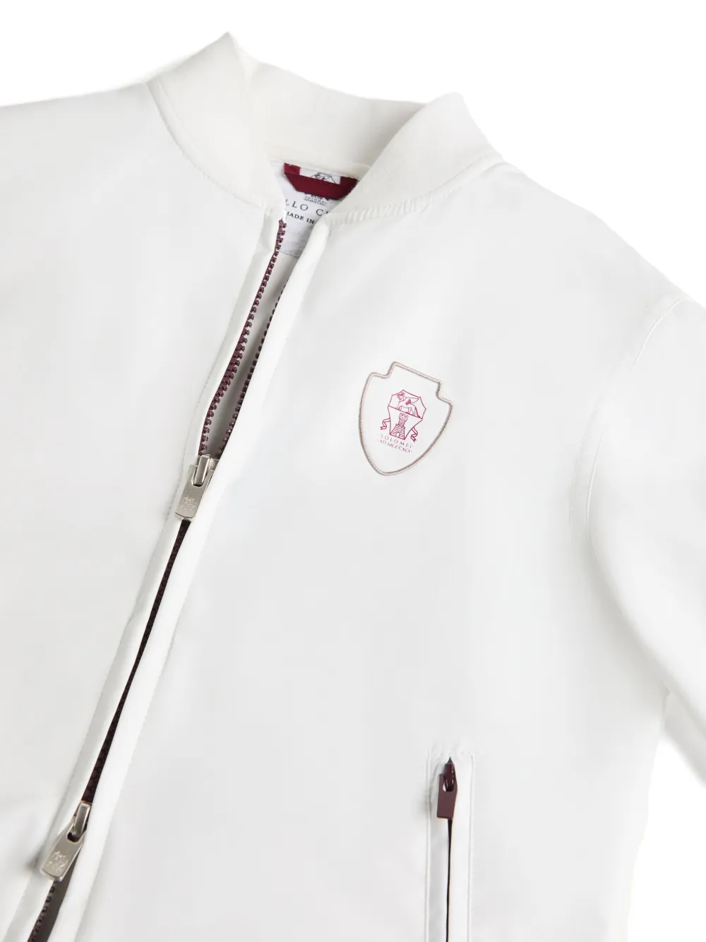 Толстовка из смесового хлопка Brunello Cucinelli Kids, белый — фото 3