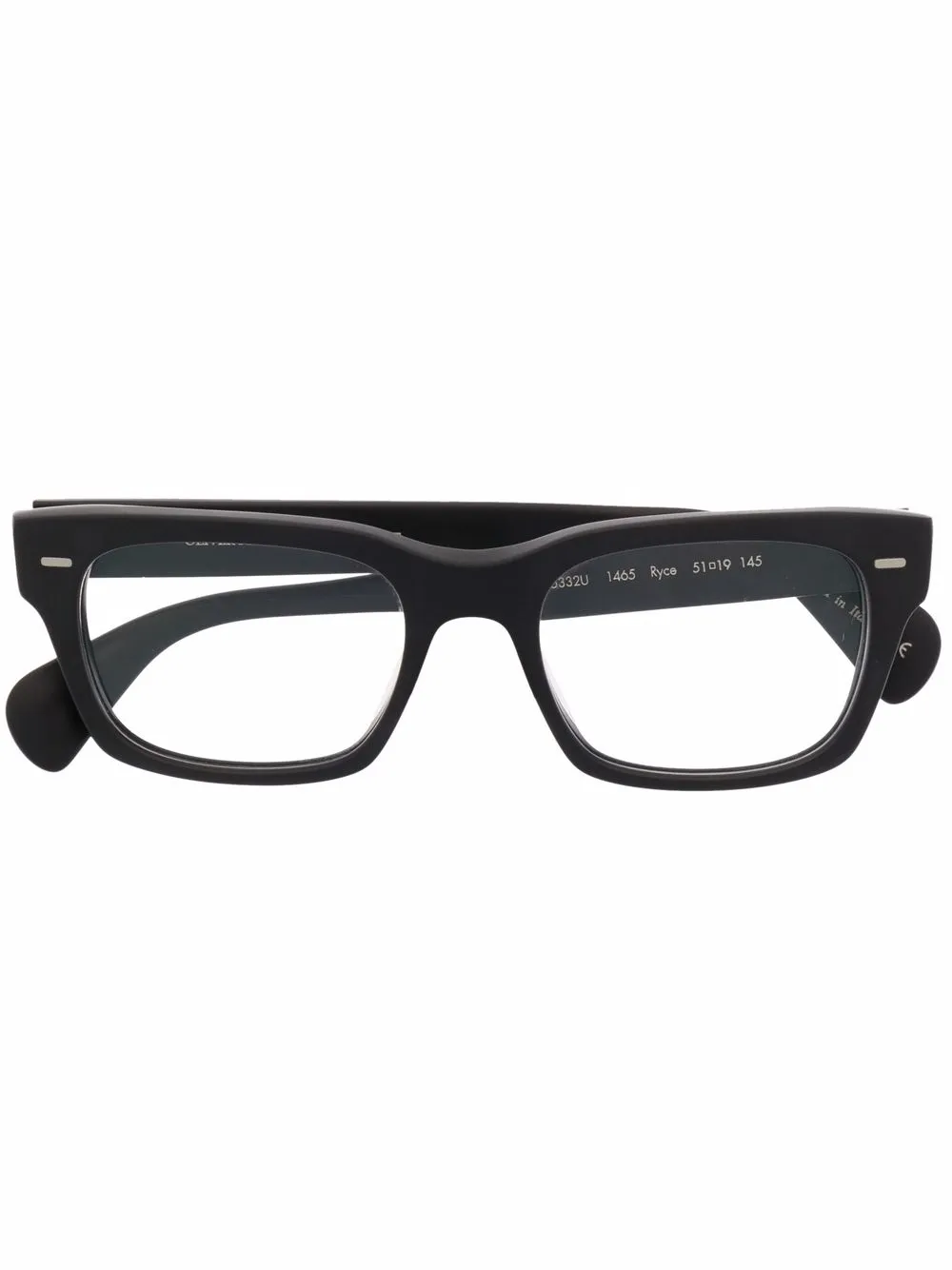 

Очки в квадратной оправе Oliver Peoples, черный