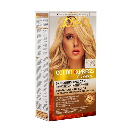 

Краска для волос Color Express Permanent Hair Color Cream Kit Ultra Light Blonde 100