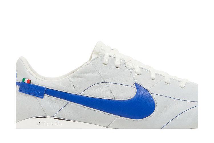 Бутсы Nike Tiempo Legend 9 Elite Made in Italy AG 'Montebelluna - White Game Royal', белый — фото 3