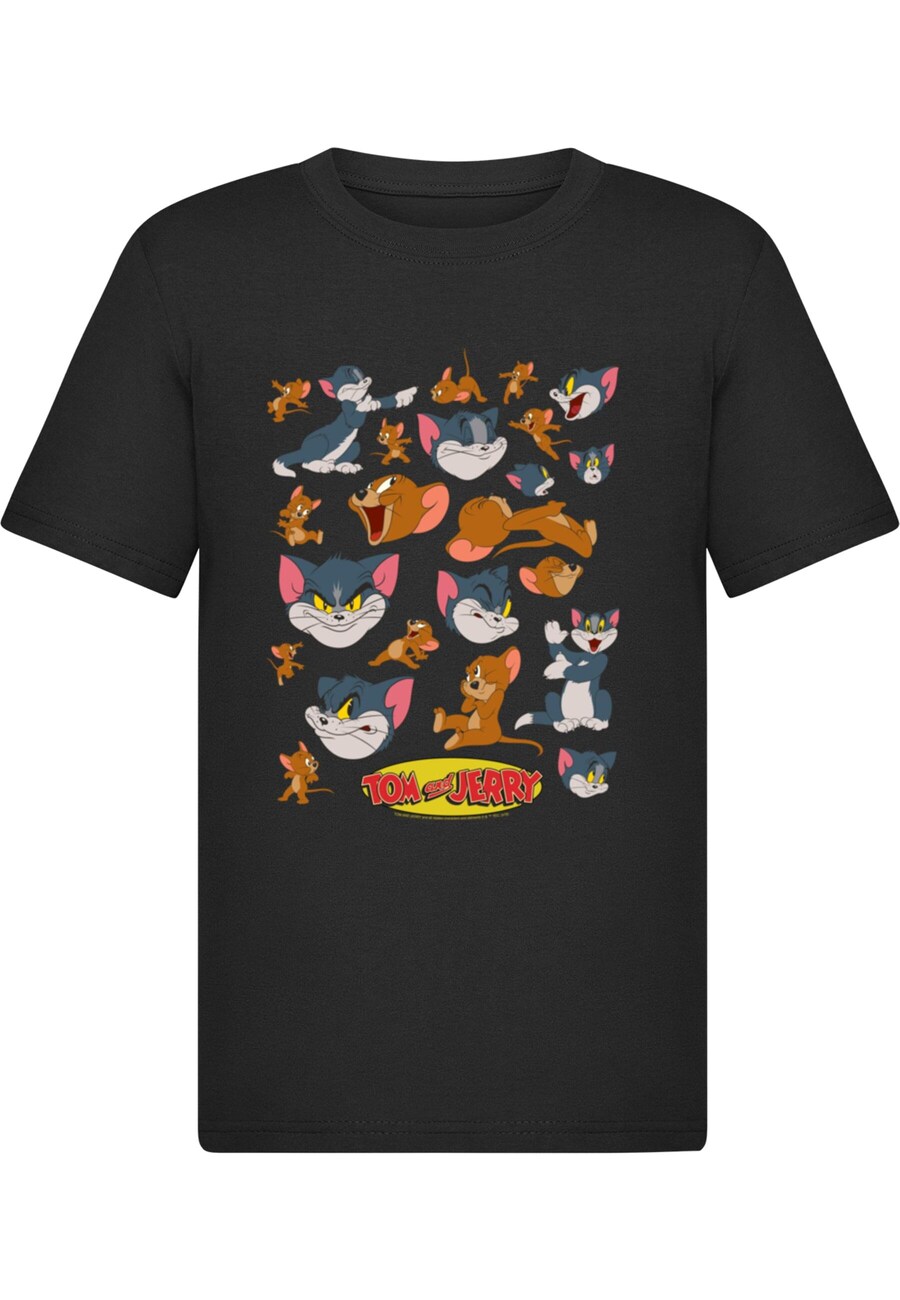 

Рубашка ABSOLUTE CULT Tom And Jerry - Many Faces, черный