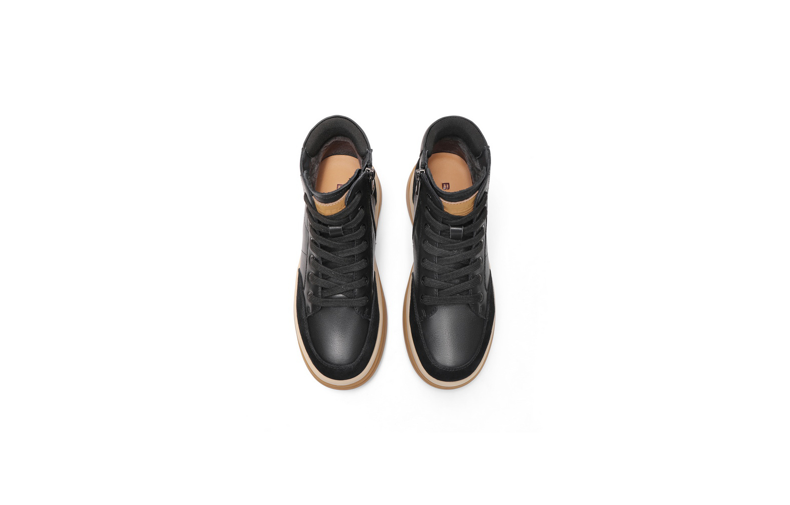 BELLE Женские черные ботинки на каблуке 4,5 см, цвет Black — фото 3