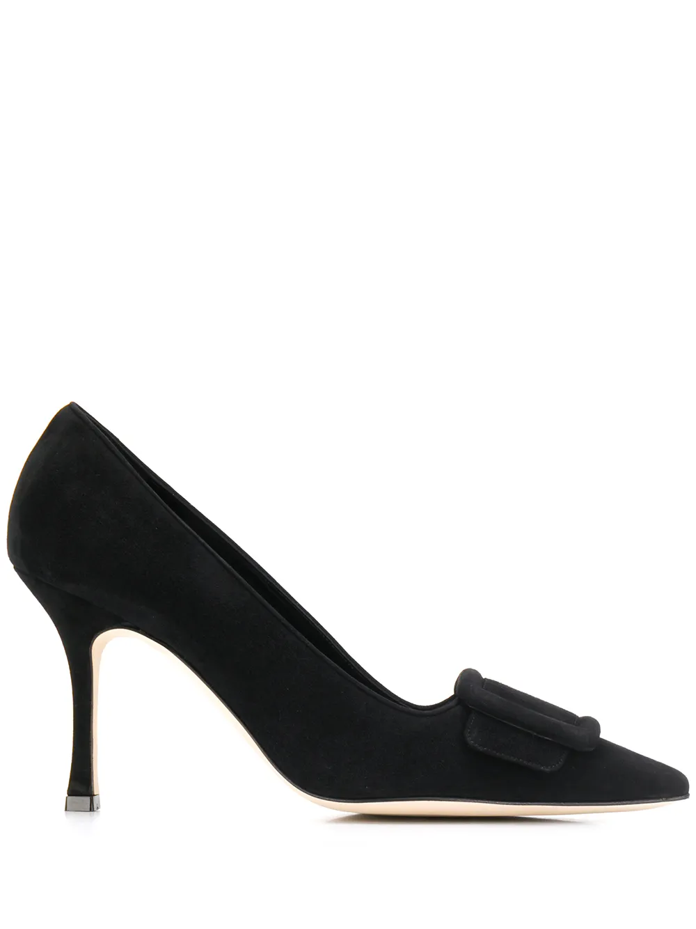 Туфли-лодочки на каблуке Manolo Blahnik, черный