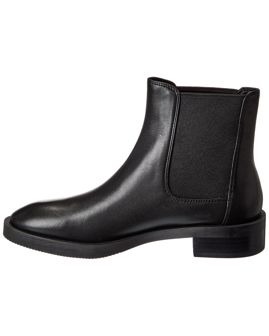 Stuart Weitzman Sondra Элегантные кожаные ботильоны, черный — фото 2