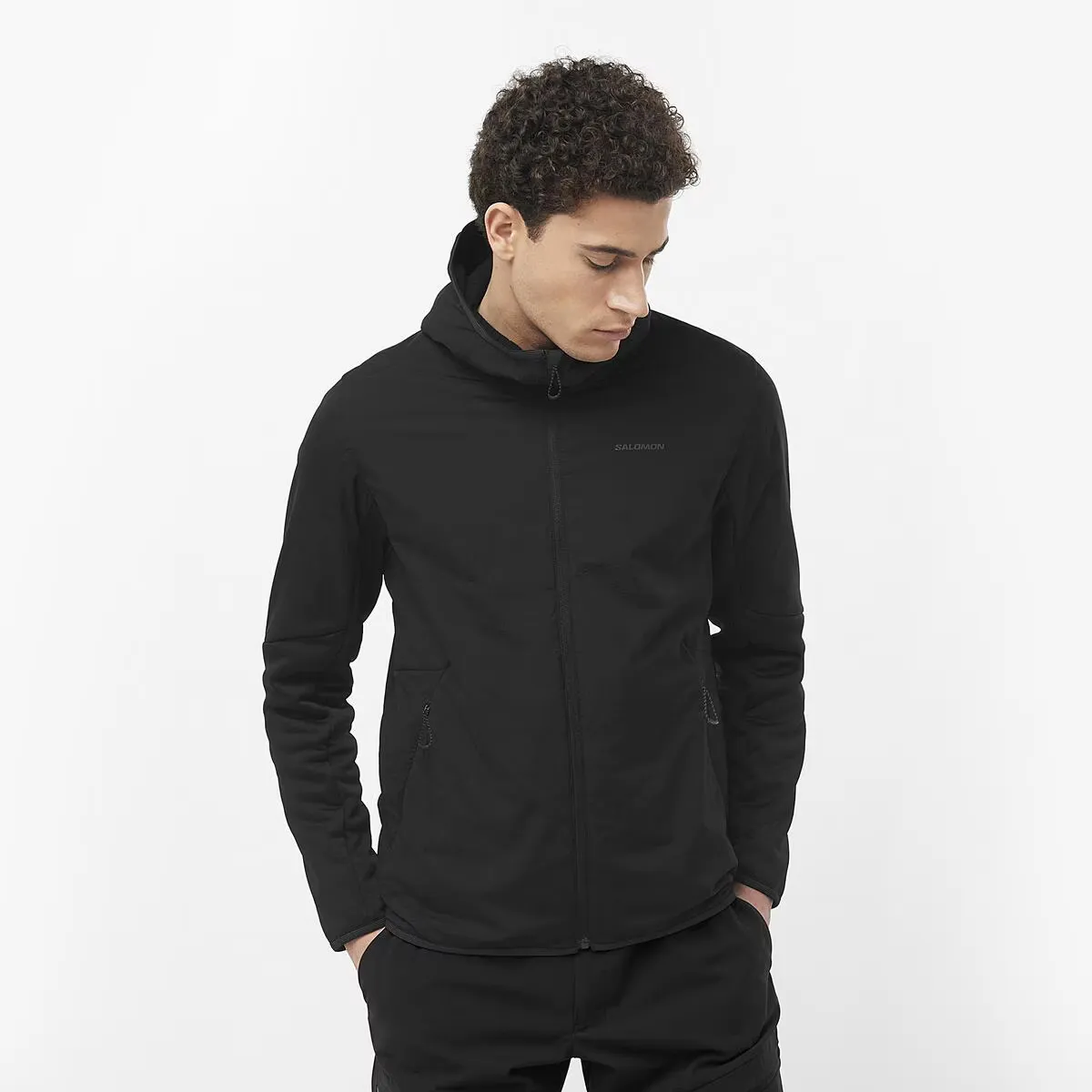 

Мужская толстовка Outline Hybrid Warm Salomon, чёрный