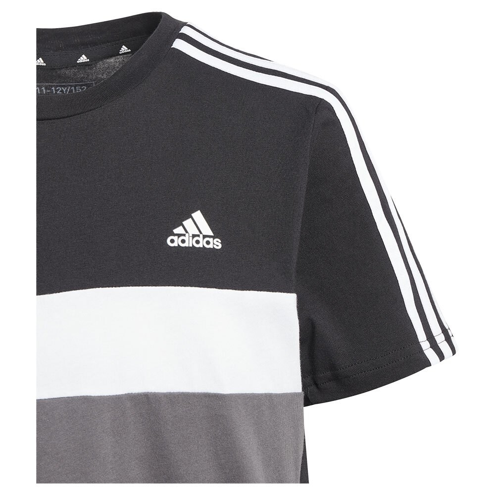Футболка с коротким рукавом adidas 3 Stripes Tib, серый — фото 3