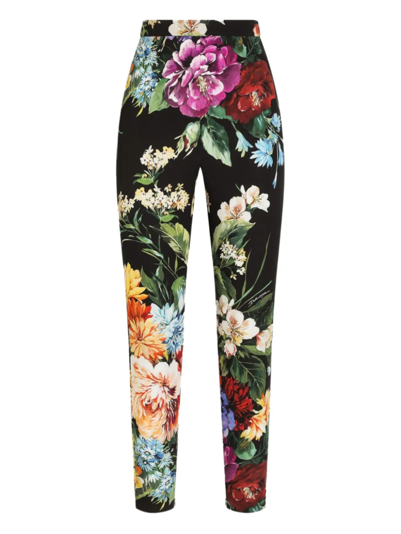 

Dolce & Gabbana леггинсы с цветочным принтом, черный