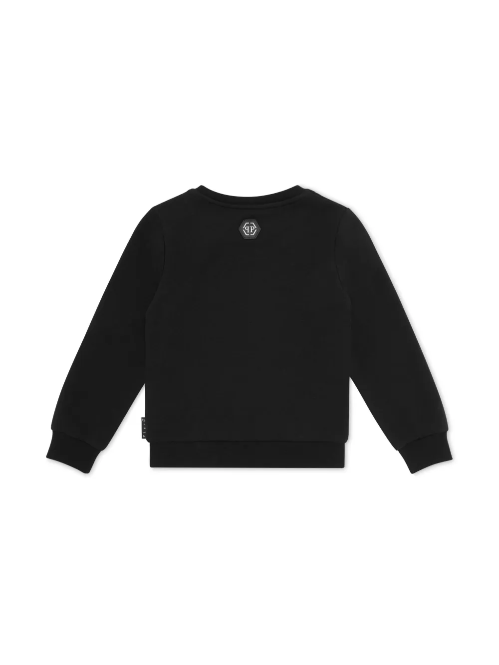 Толстовка с логотипом Philipp Plein Junior, черный — фото 2