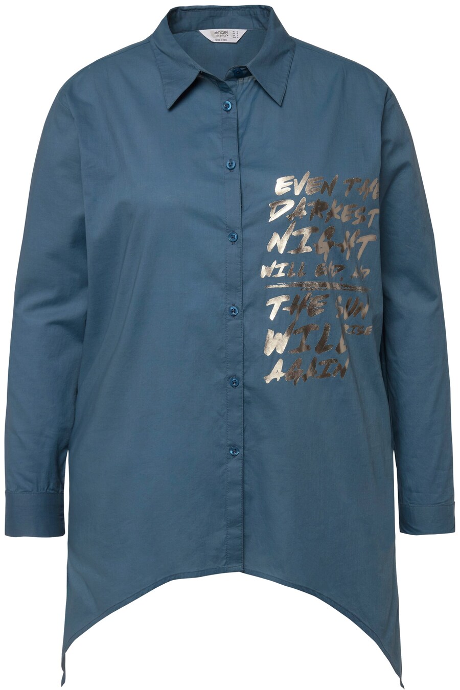 

Рубашка Janet & Joyce Blouse, синий деним