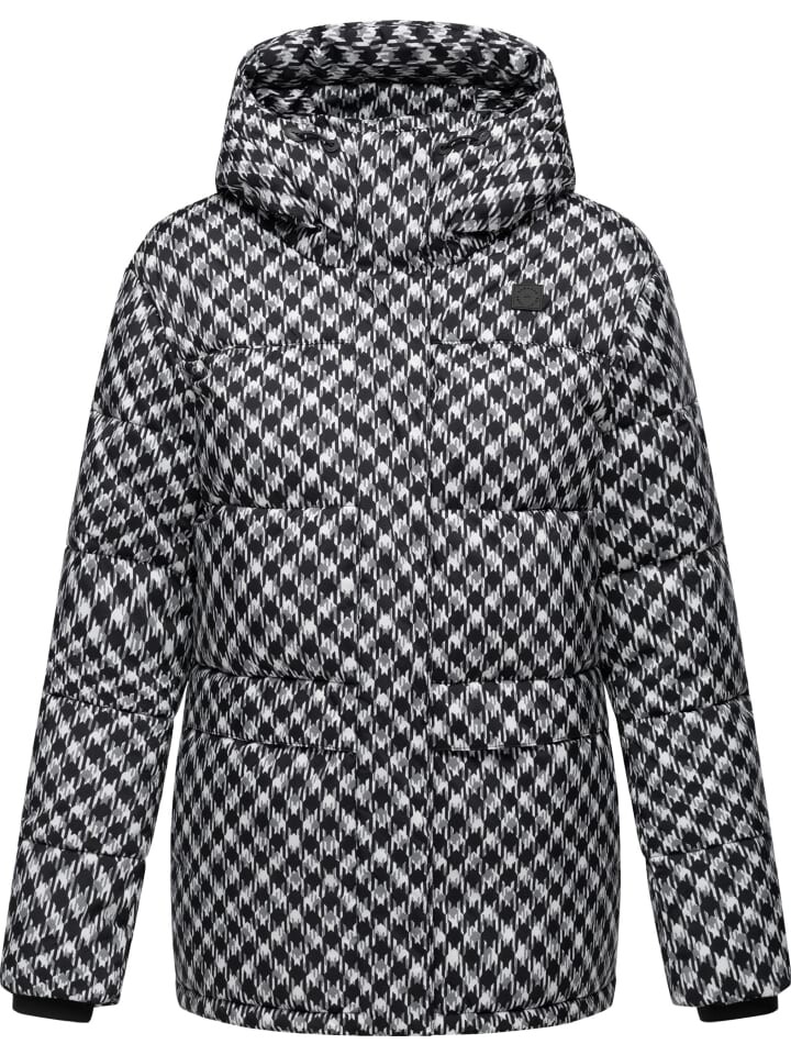 

Пуховик ragwear Wikesh Print, черный