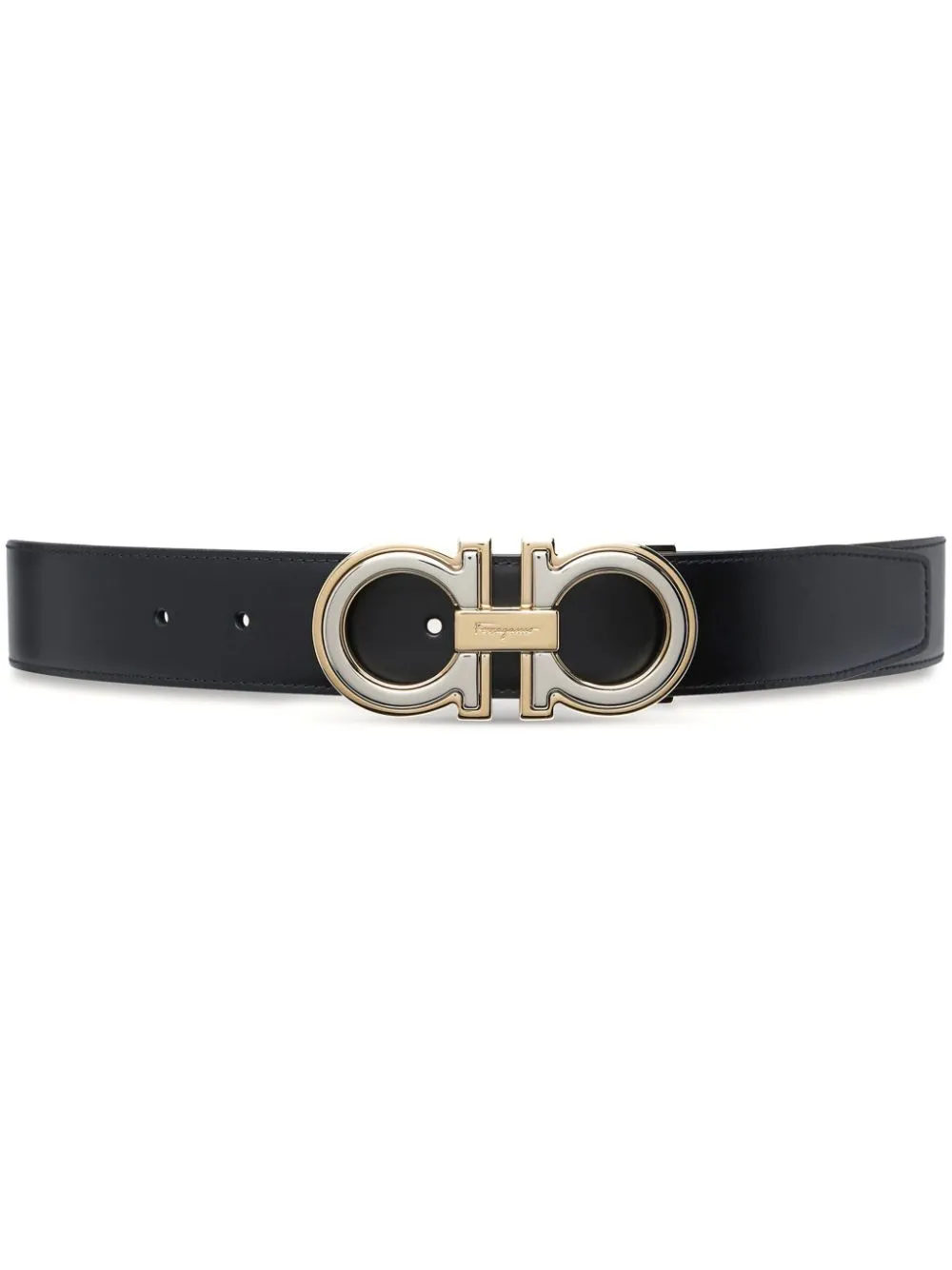 

Ремень с пряжкой Gancini Ferragamo, черный