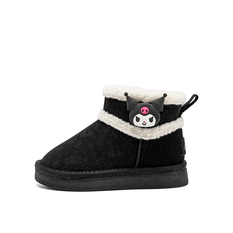 

Hello Kitty Hello Kitty устойчивые к истиранию легкие утепленные терморегулирующие детские снегоступы для подростков Sanrio, Kuromi-черный