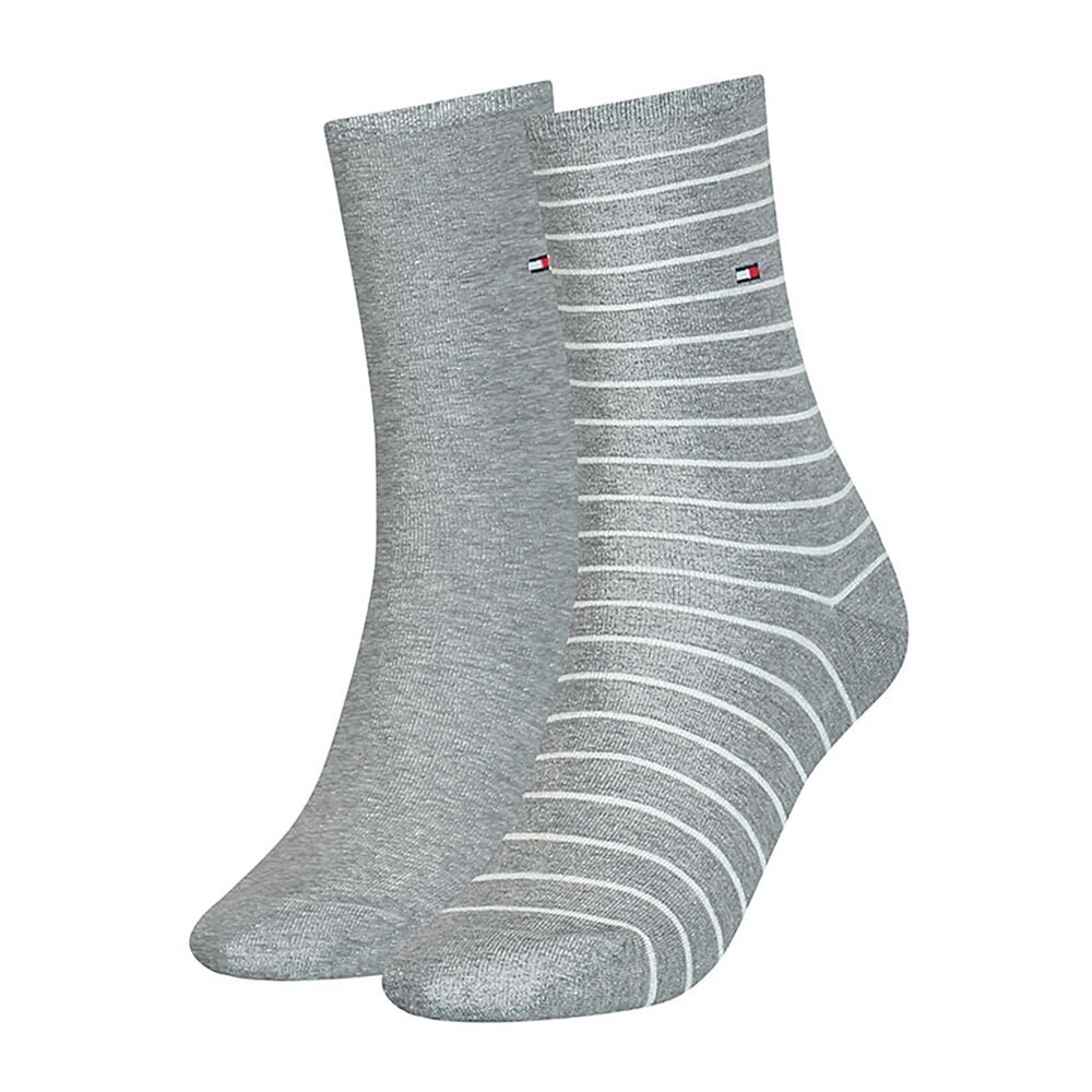 

Носки Tommy Hilfiger Small Stripe Classic 2 шт, серый