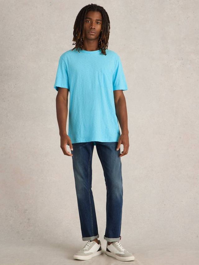 

Футболка Suffolk Cotton Regular Fit с короткими рукавами White Stuff, Light Blue