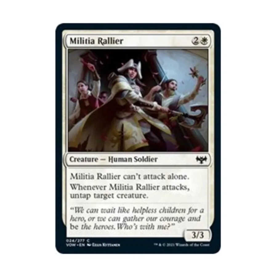 

CCG Раллиер ополчения (К), MTG - Innistrad: Crimson Vow