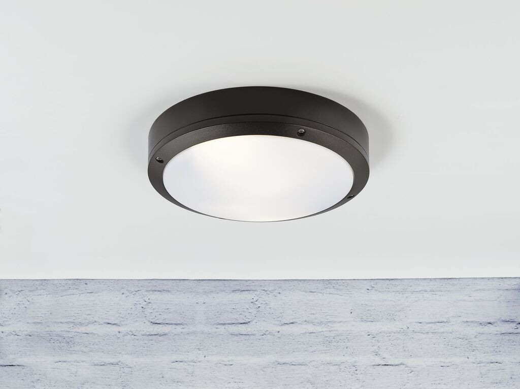 

Потолочный светильник Nordlux Desi 22, черный, IP44, 12Вт, 77636003