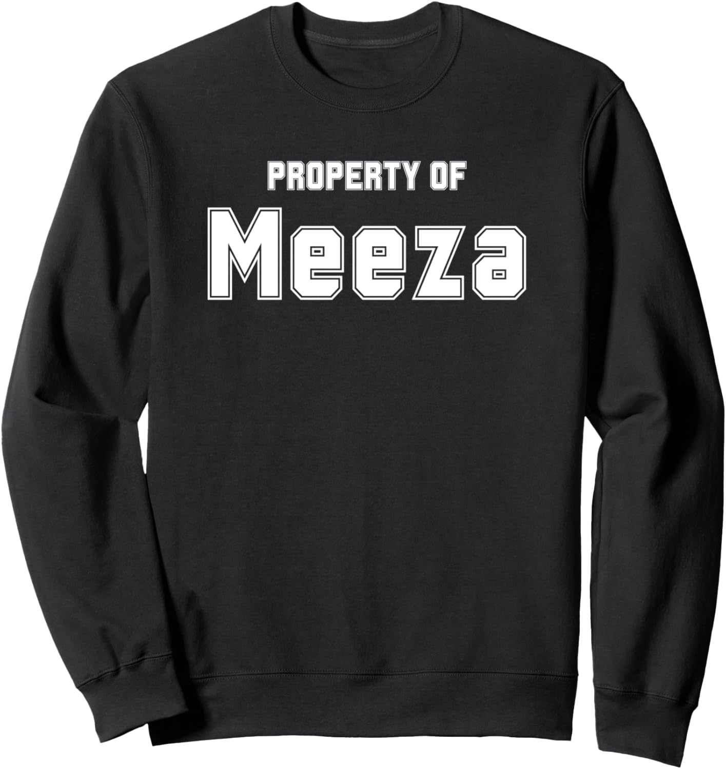 

Забавная толстовка с мусульманским именем и азиатским акцентом MEEZA Wealth Funny Asian Name Gifts Property Of Co., черный