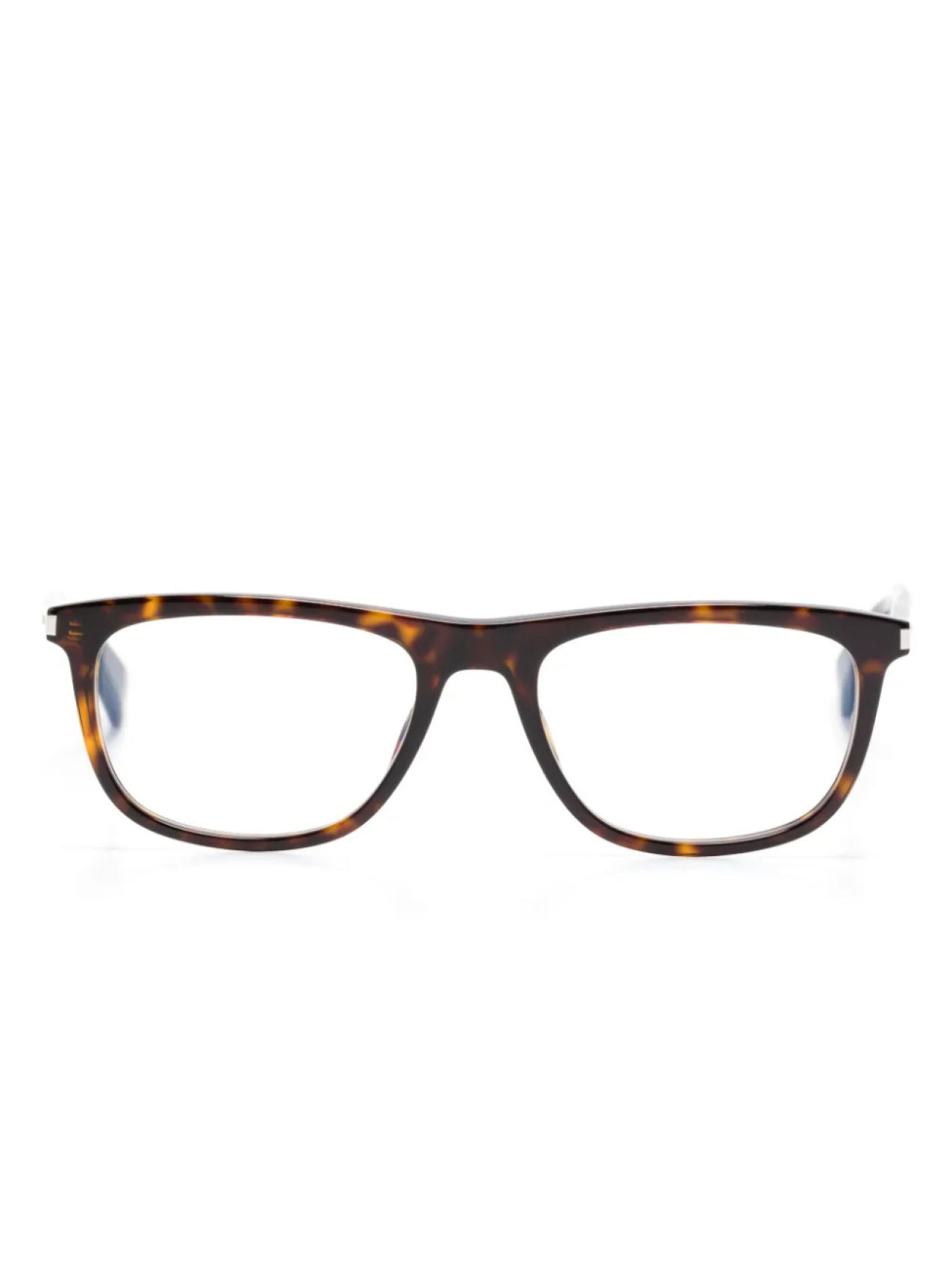 

Очки в квадратной оправе Saint Laurent Eyewear, коричневый