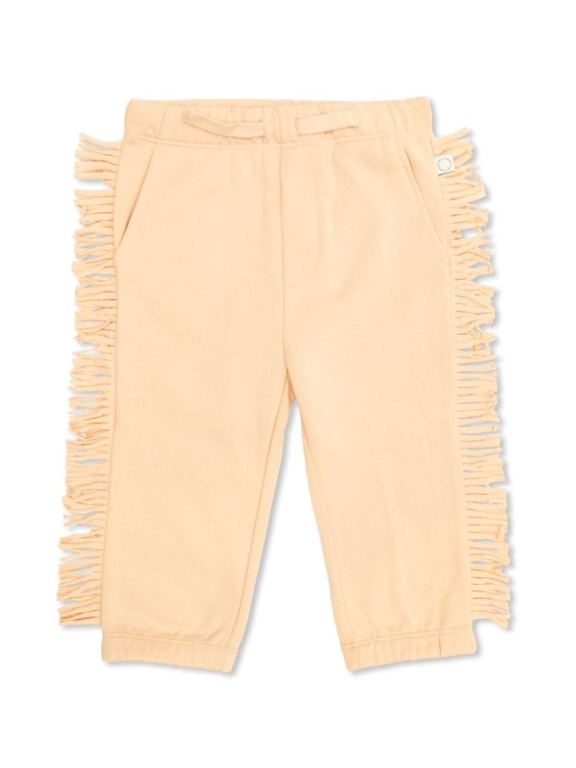 

Stella McCartney Kids брюки с бахромой, розовый