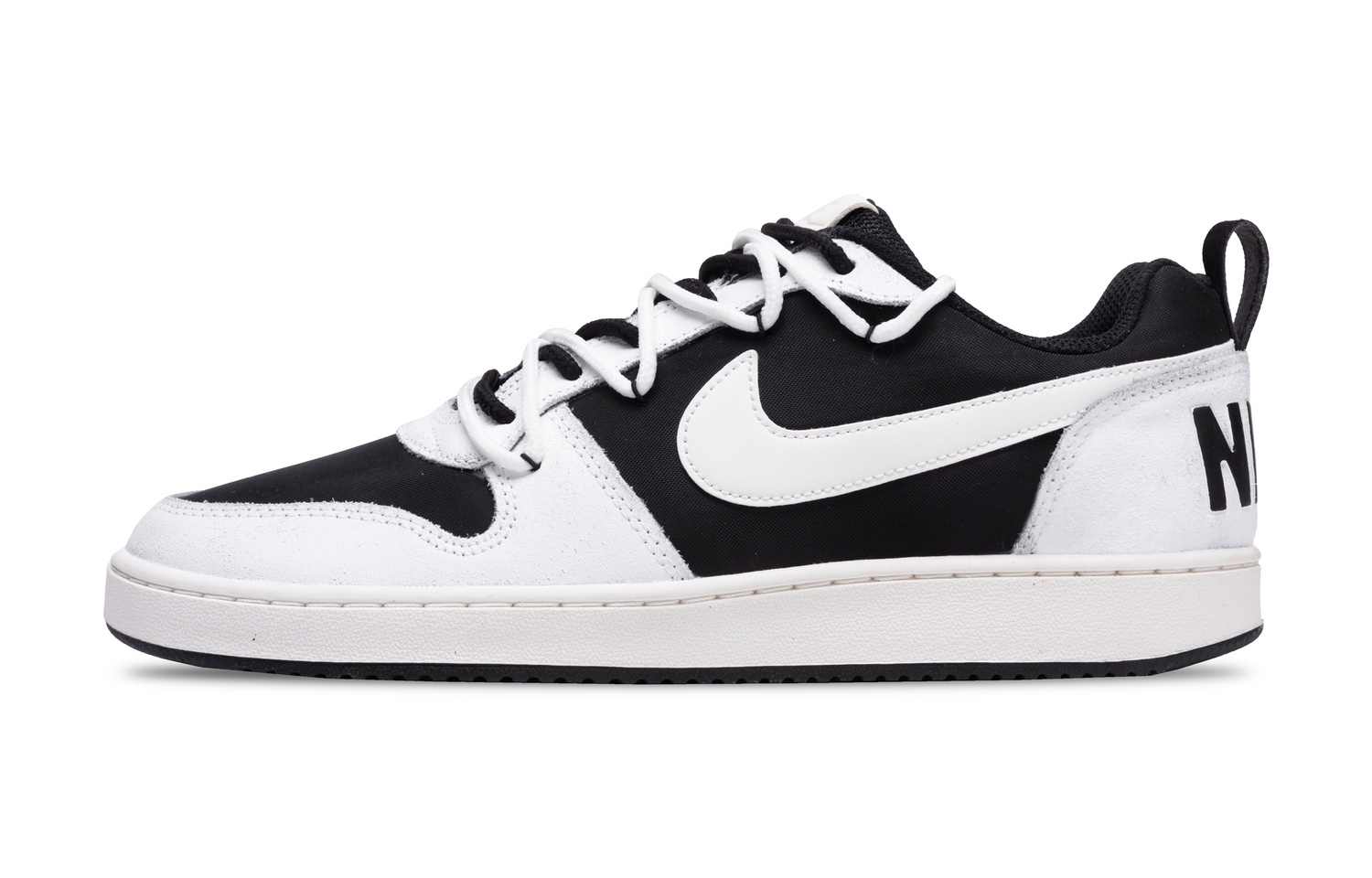 

Nike Кроссовки для скейтбординга Court Borough противоскользящие износостойкие мужские черно-белые