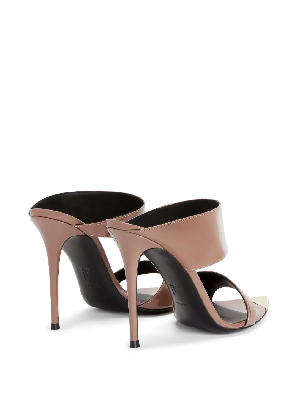 Лакированные мюли Intriigo Allure 90 Giuseppe Zanotti, нейтральный — фото 3