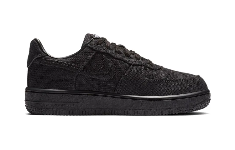 Nike Кроссовки Air Force 1 Low Stussy Black PS — фото 3