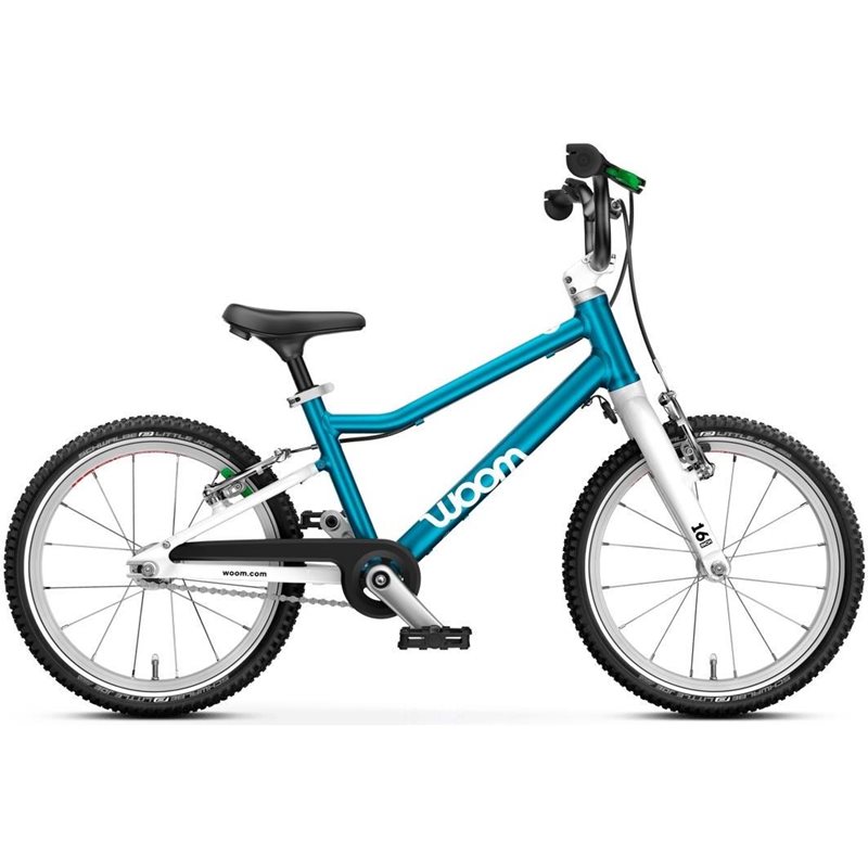 

Детский велосипед Woom Go 3 16", металлик синий