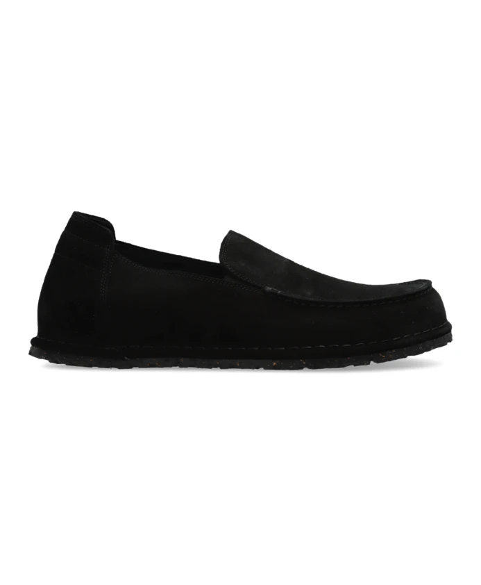Замшевые туфли без шнурков Birkenstock, черный