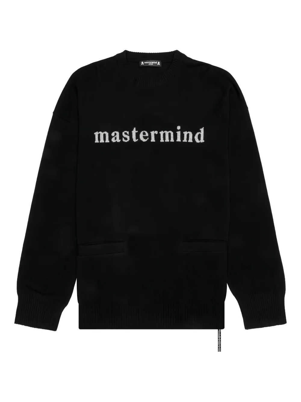 

Свитер с интарсией и рисунком черепа Mastermind Japan, черный