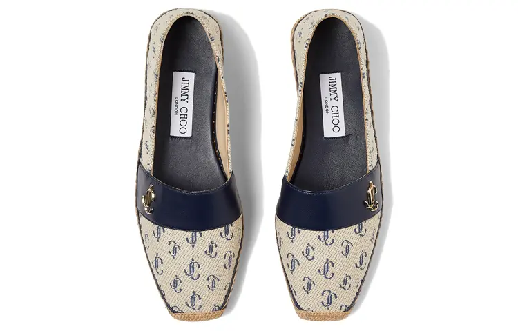 Чжоу Янцзе Плоские Эспадрильи Женские Песчаные Дюны Jimmy Choo — фото 4