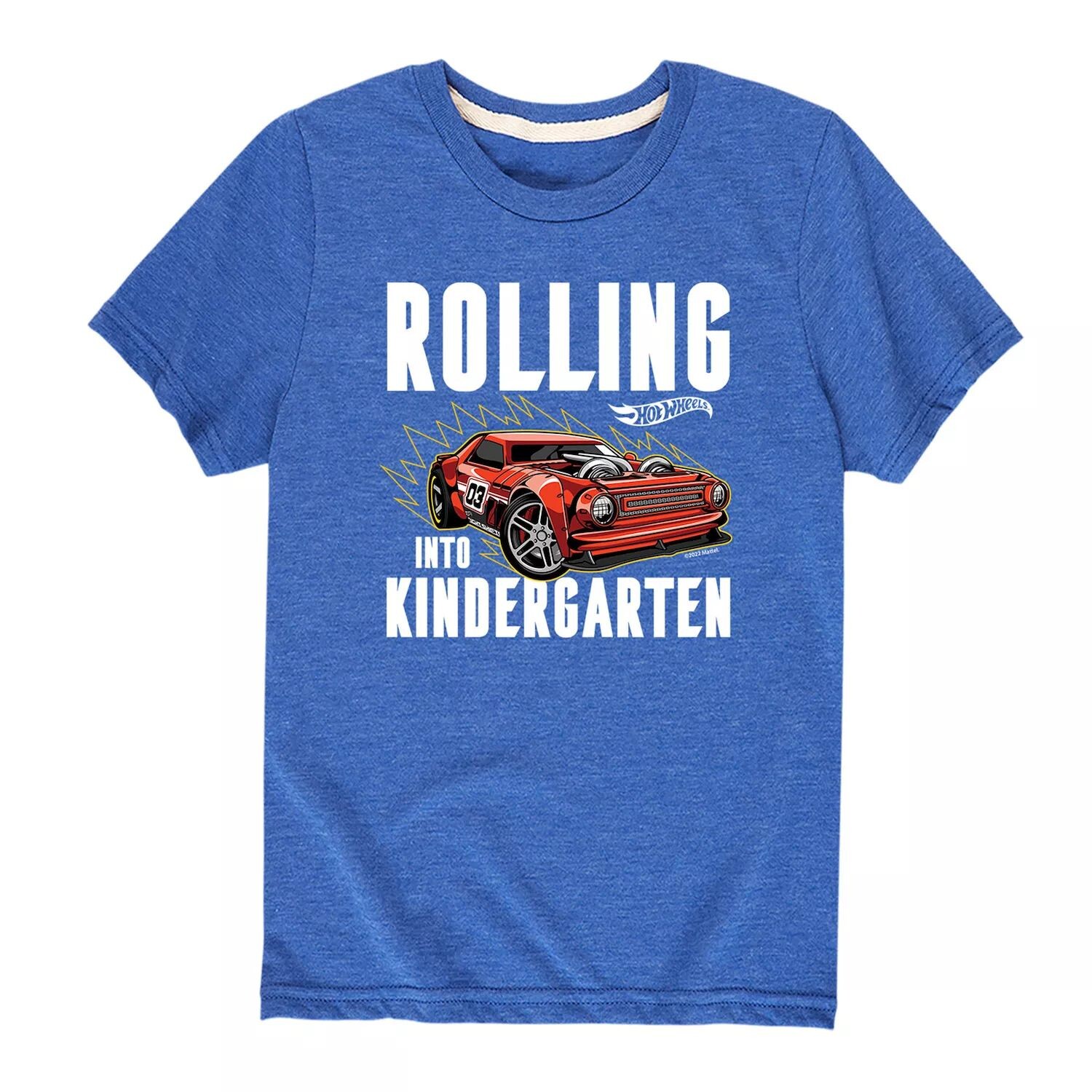 

Hot Wheels для мальчиков 8–20 лет катится в футболку детского сада Hot Wheels, синий