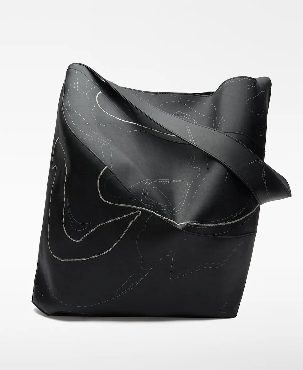 

Мужская сумка Макси шоппер неструктурированная Adolfo Dominguez, черный