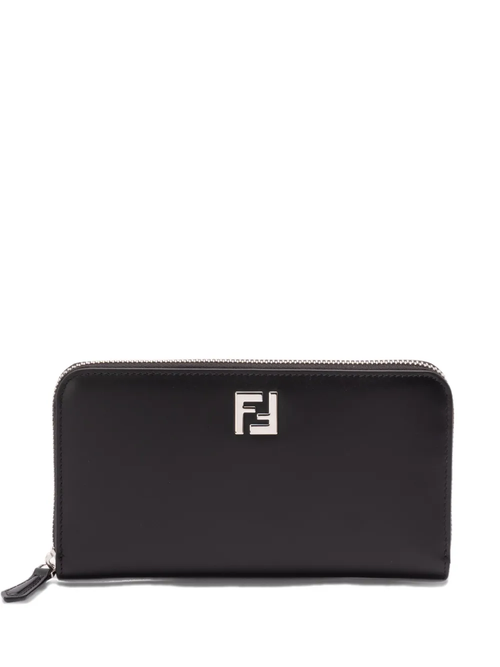 

Кошелек на молнии с логотипом FENDI, черный